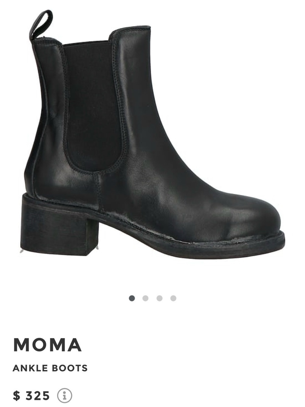 MOMA Black Chelsea Boots | EU 41 | New In Box